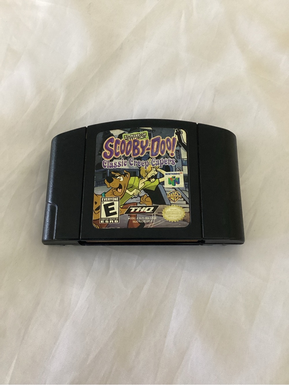 Nintendo N64 Scooby-Doo! Classic Creep Capers Game Cartridge - Black